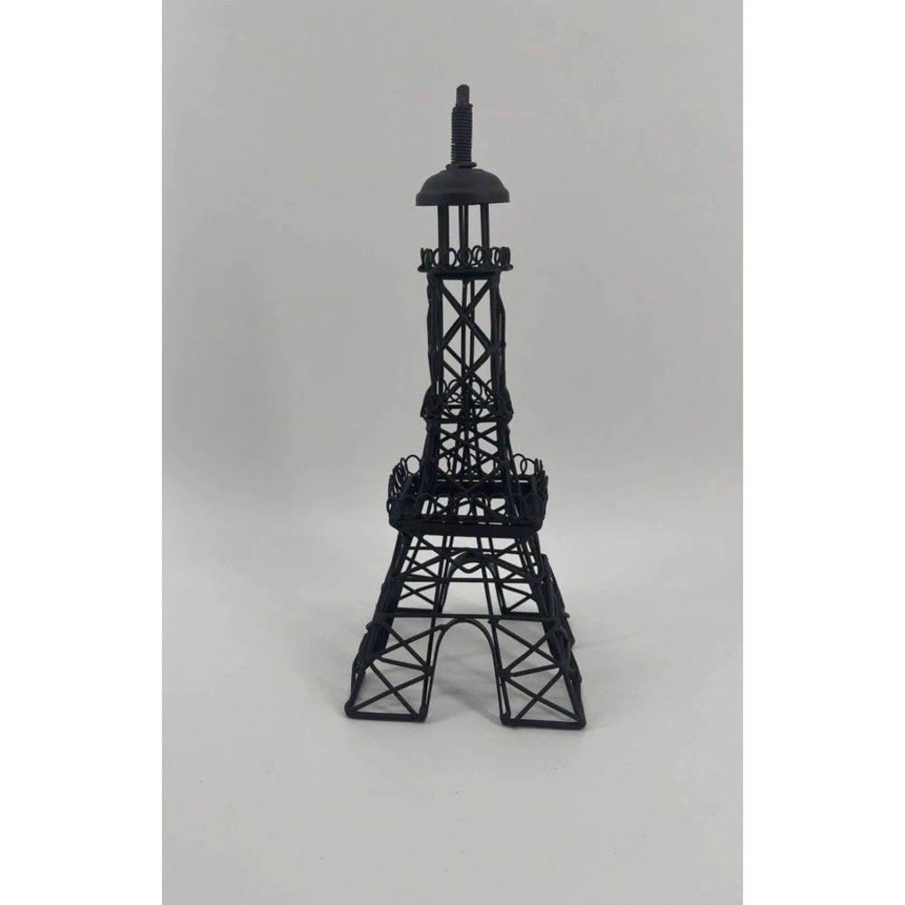 Eiffel Tower Metal Decor Black Table Centerpiece Paris Style Home Accent
